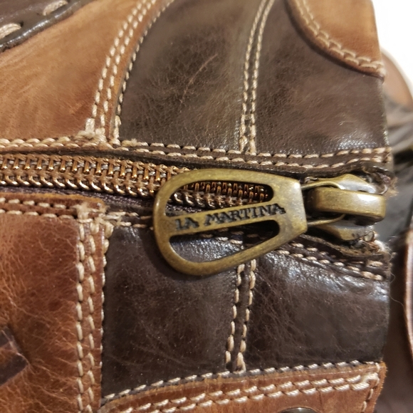 LA MARTINA POLO CUP LEATHER lace/zip-up boot size 43 - Picture 8 of 11